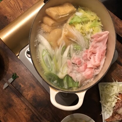 にんにくと生姜がきいていて、とっても
美味しかったです！鶏肉のかわりに豚しゃぶ用のお肉を入れましたが合いました。
また作らせていただきます⭐︎